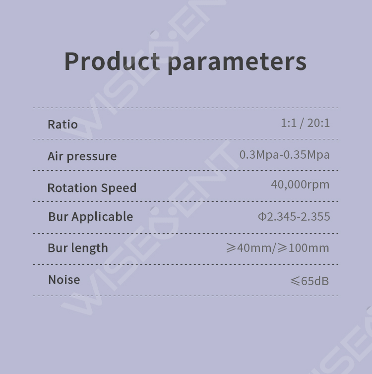 WISEDENT - China Manufacturer Dental Surgical Internal Spray Surgery Contra Angle Handpiece For Piezo Surgery BR-414S 8