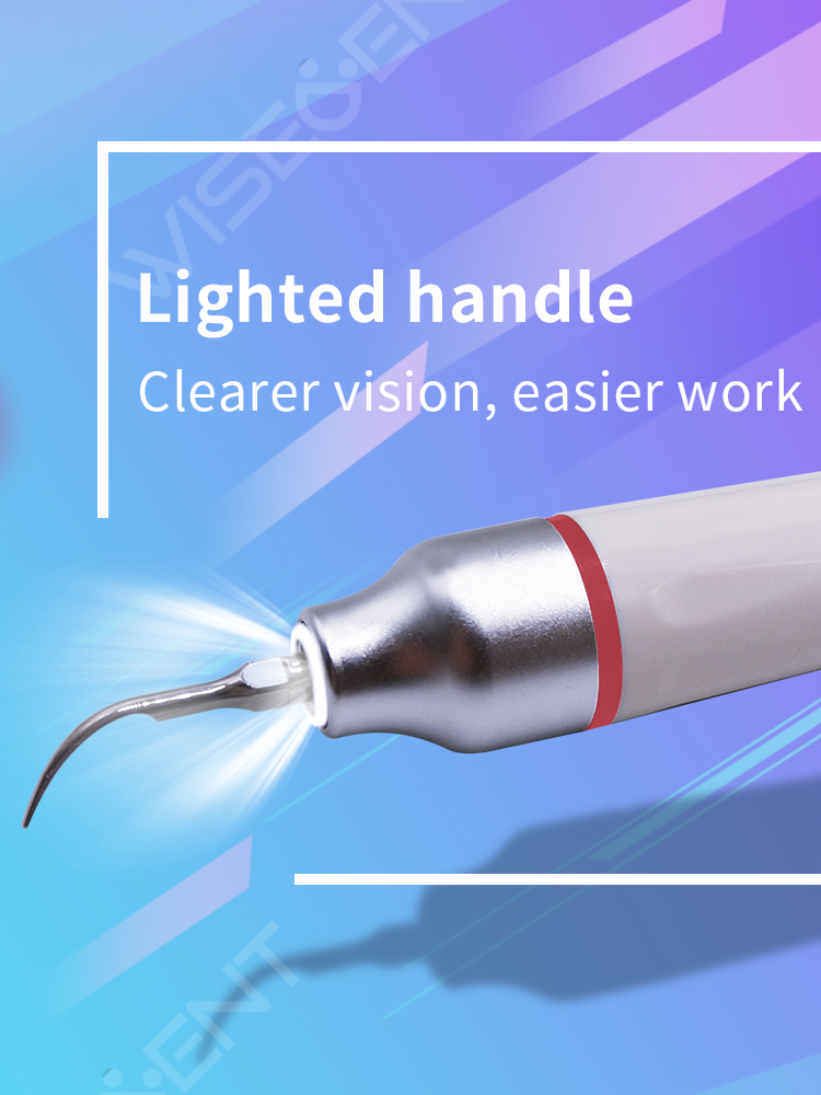 WISEDENT - Dental Equipment Dental Ultrasonic Scaler With Detachable LED Handpiece Piezo-Ceramic Vibrations BR-901 9