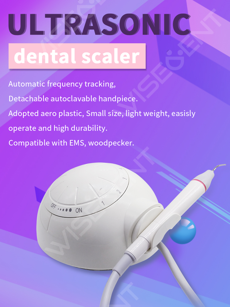 WISEDENT - Dental Equipment Dental Ultrasonic Scaler With Detachable LED Handpiece Piezo-Ceramic Vibrations BR-901 8