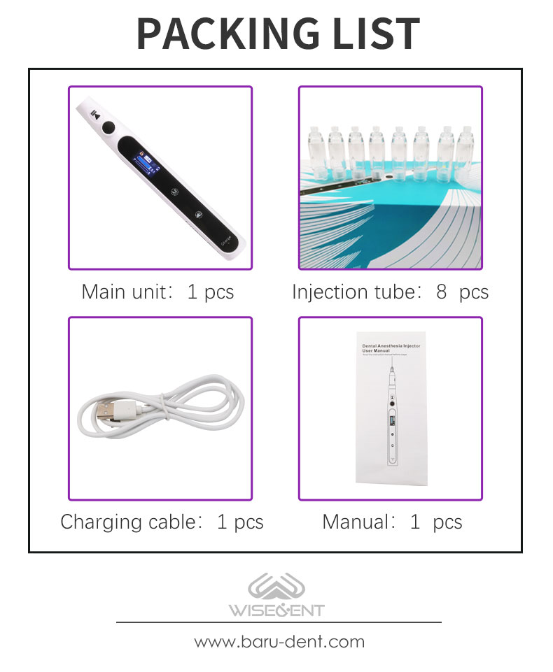 WISEDENT - Dental Equipment Distributor Dental Anesthesia Injector Wireless Pen with Music Mode BR-849 13