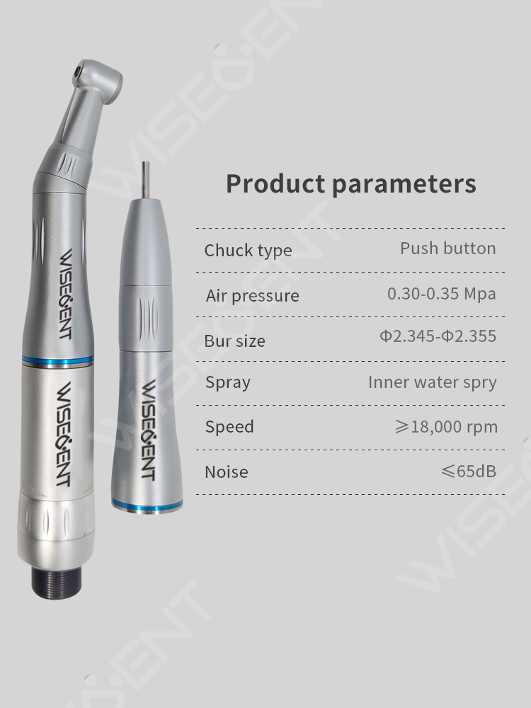 WISEDENT -BR-414J Inner water Low Speed Handpiece Set Popular contra angle /air motor/ straight handpiece 8