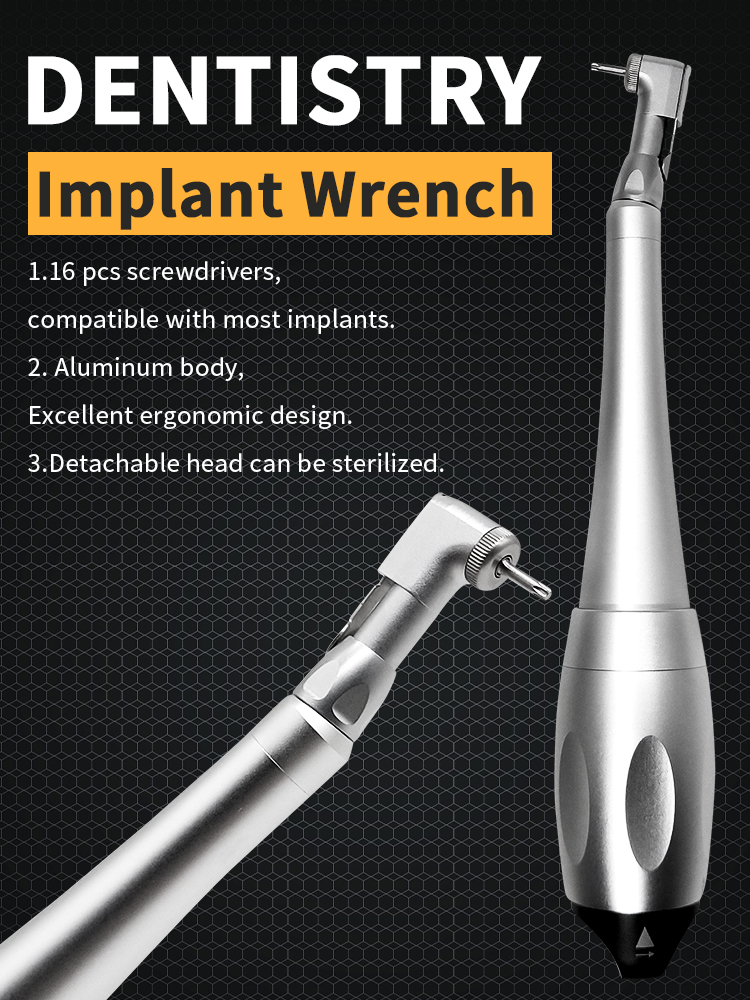 WISEDENT -  2022 Year End Promotion Competitive Price Implant Torque Wrench Screw Drivers Tools BR-412T 7