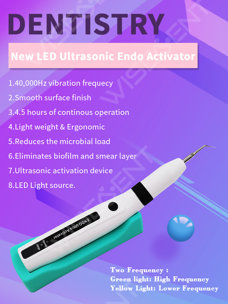 WISEDENT - Dental Manufacturing Company Endo ultrasonic activator with light 4.5 Hours High Frequency BR-207 16