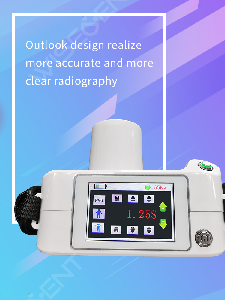 Portable Touch Screen Dental X-Ray Machine - 2mA/65KV 6