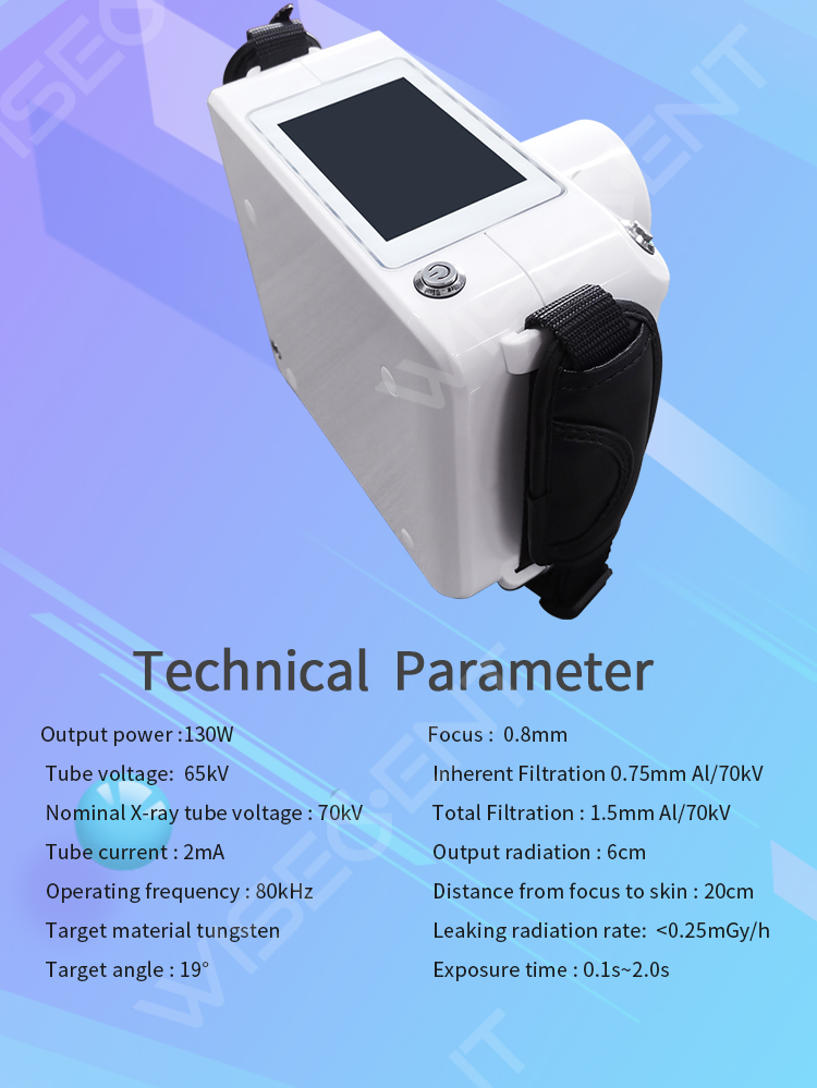 Portable Touch Screen Dental X-Ray Machine - 2mA/65KV 7