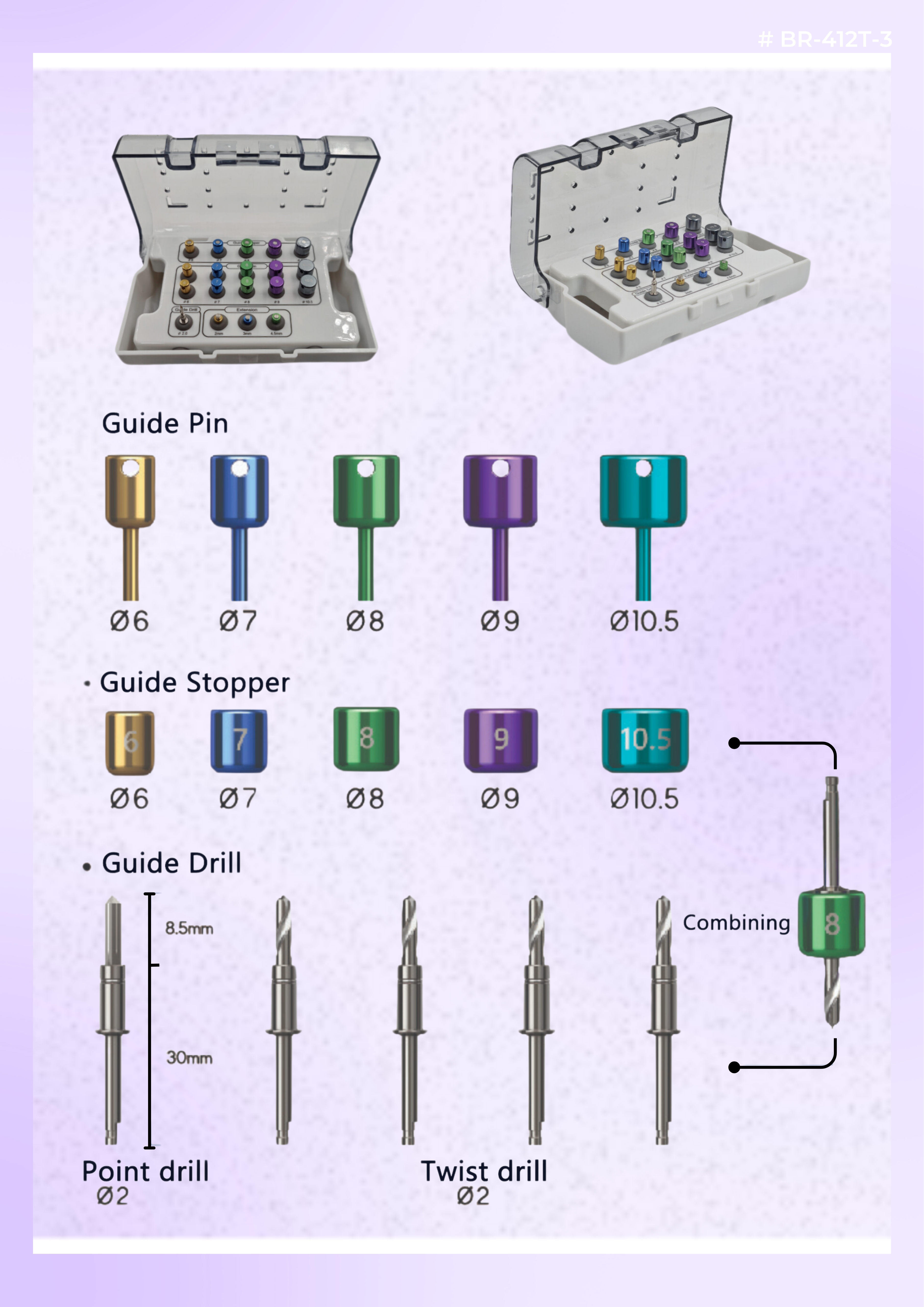 WISEDENT - Dental Manufacturer Implant Positioning Kit Implantes Dentales Position Locator BR-412T-3 9