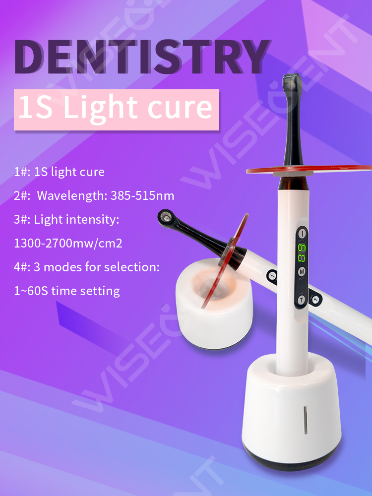 WISEDENT - 1 Second LED Light Curing Dental Light Cure Machine Unit Cure Lamp Light Cure 9