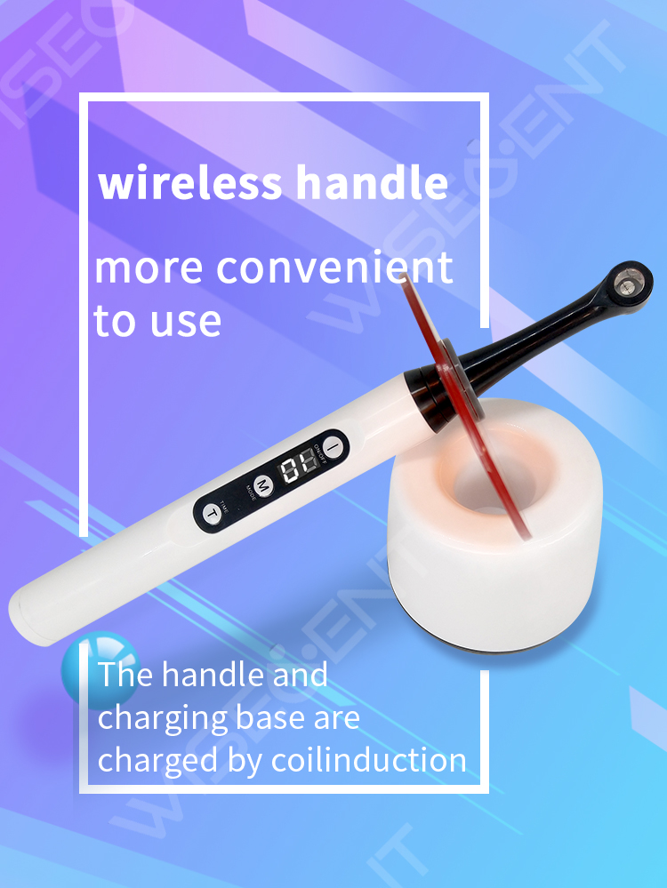WISEDENT - 1 Second LED Light Curing Dental Light Cure Machine Unit Cure Lamp Light Cure 10