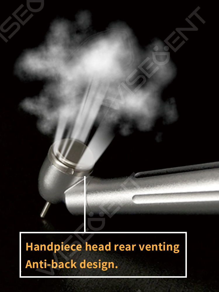 WISEDENT - High Quality Anti-Back design 45 degree Dental Handpiece Wholesale High speed handpiece BR-114C 10