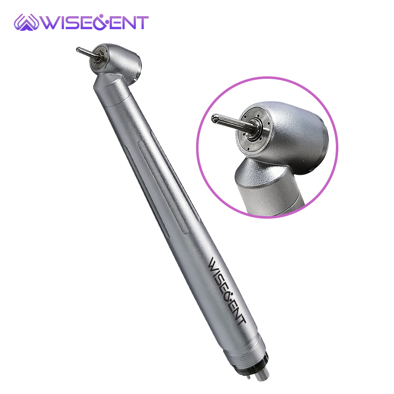 WISEDENT - Dental Handpiece! 45 Degree Surgical Handpiece High Speed Handpiece Anti-Back design Air Turbine BR-114C 12
