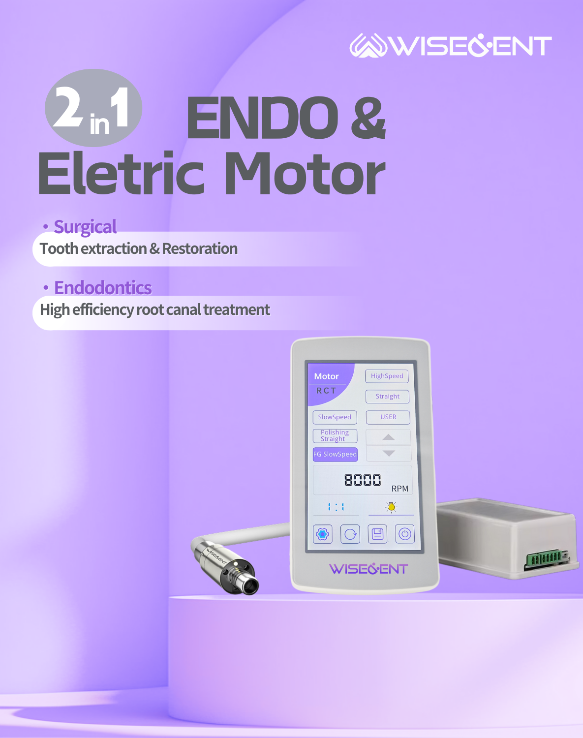 Dental 2 In 1 Electric Micromotor