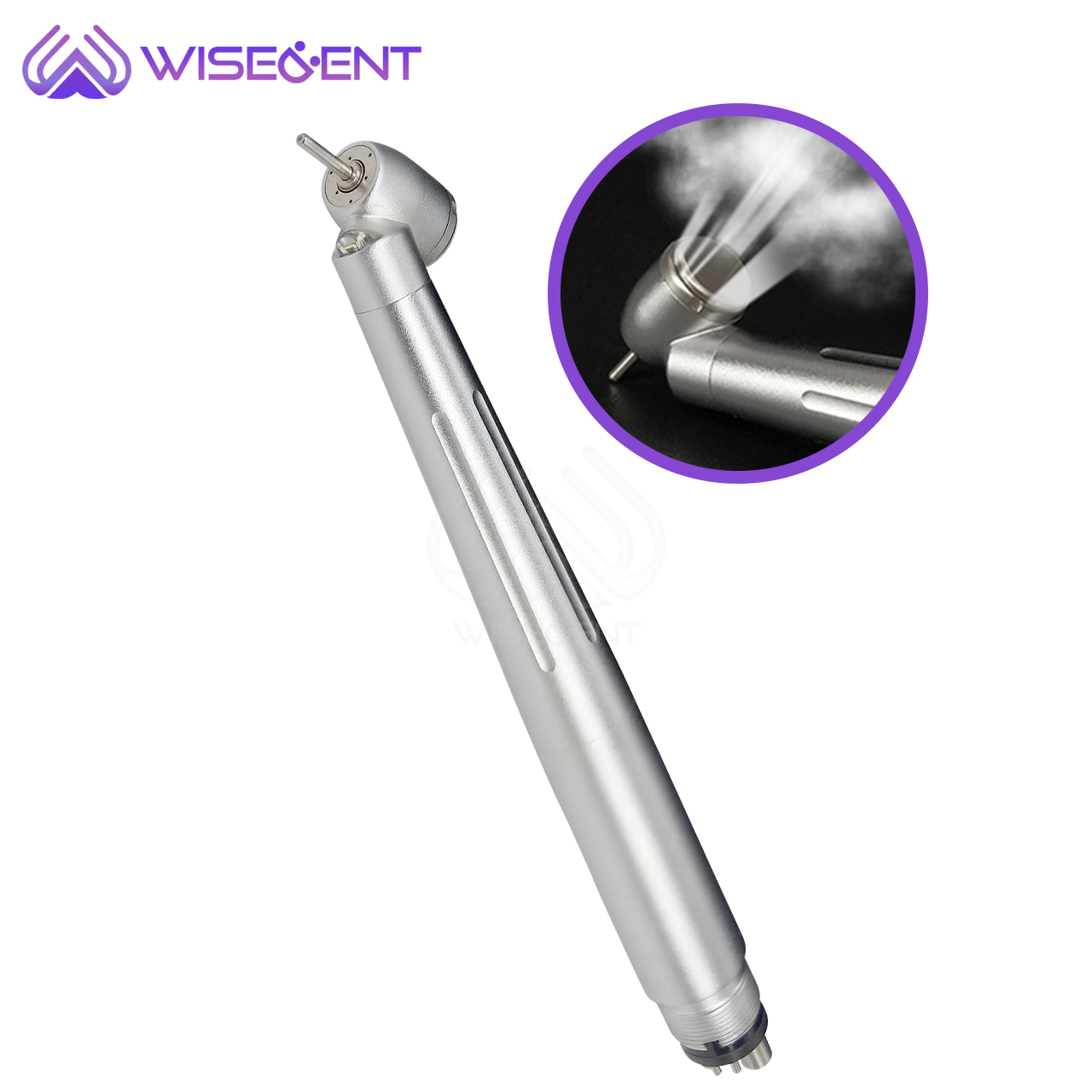 WISEDENT - BR-164C 45 degree dental high speed handpiece dental led 3 water spray High speed handpiece 14