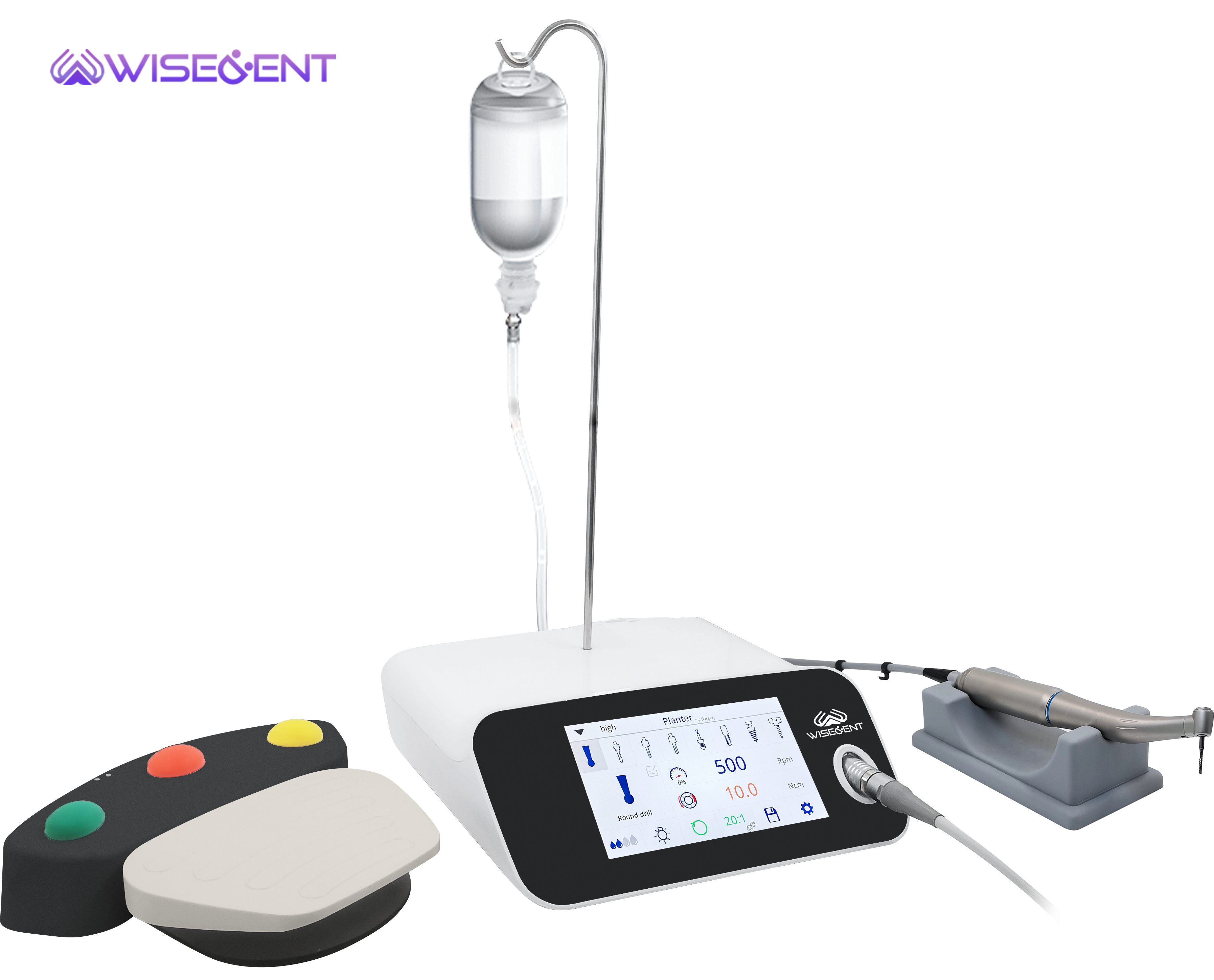 WISEDENT - China Wholesale Full Set with Surgery Implant Motor Physio dispenser 20:1 Contra Angle Implant Wise Plus 6