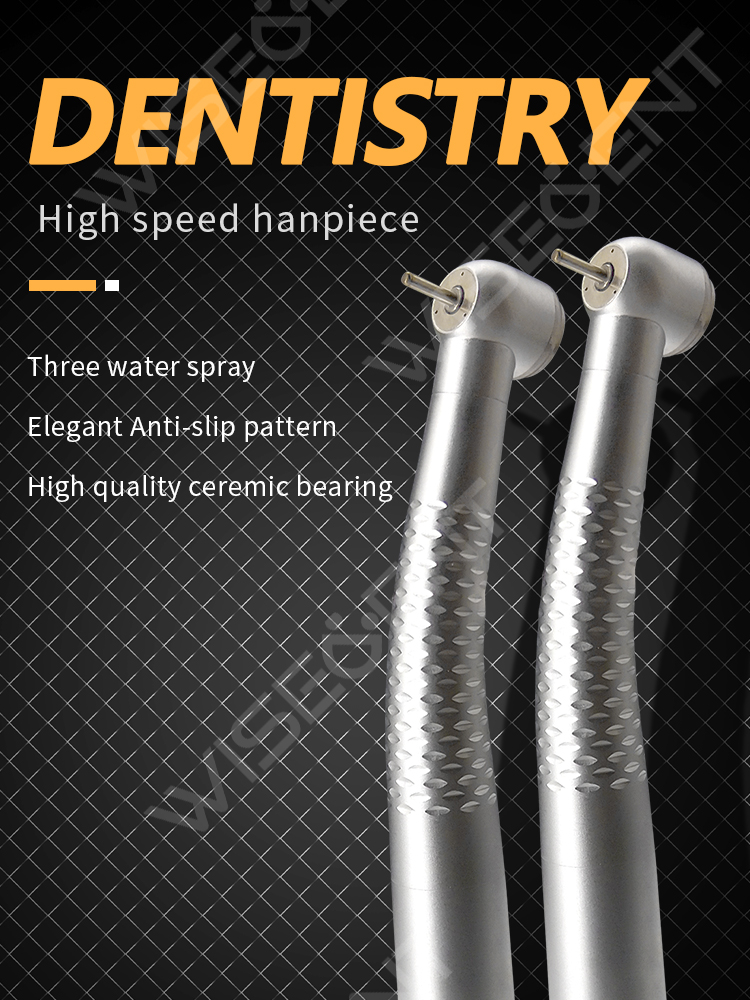 WISEDENT - Portable High Quality air Turbine High Speed Dental handpiece BR-114PH With W/H Design 8