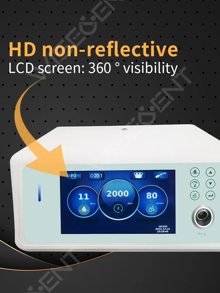 Dental Implant Motor with Touchscreen & Wireless Foot Step - Wisedent 6