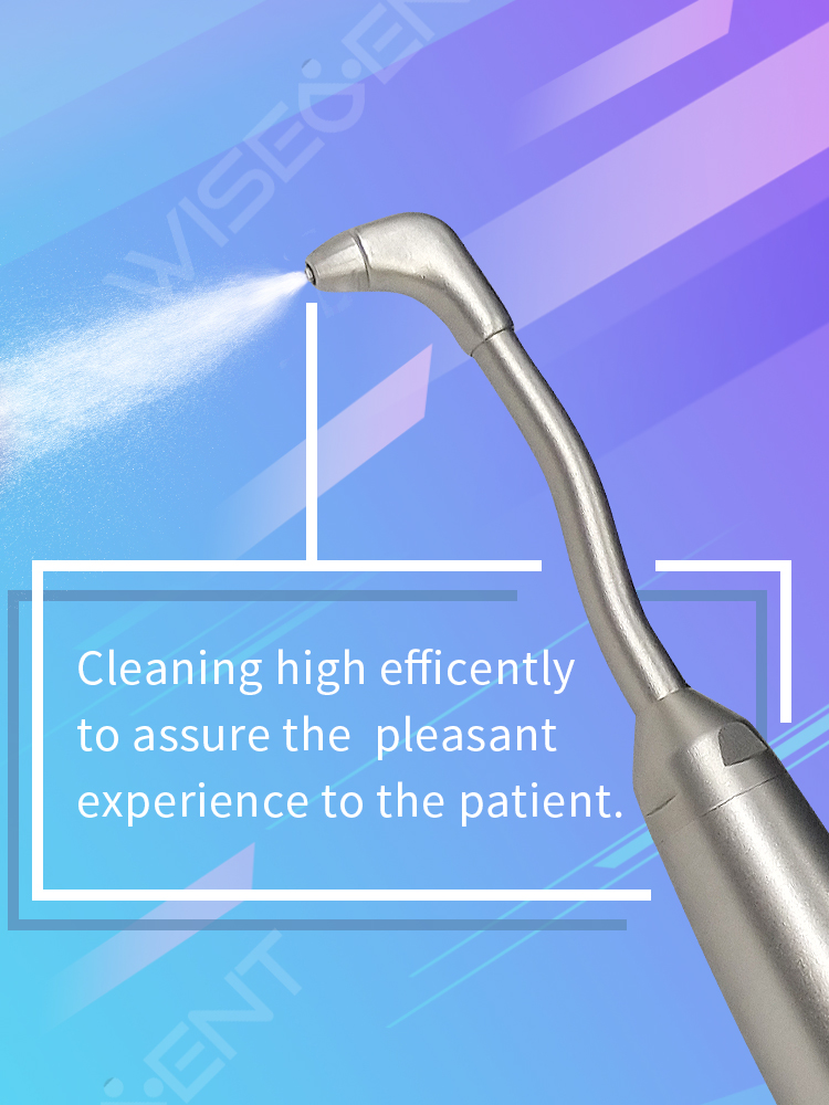 WISEDENT - Dental Equipment Air Polisher Machine Sandblast Cleaning Air Water Prophy Polishing Sandblaster BR-817-1 11