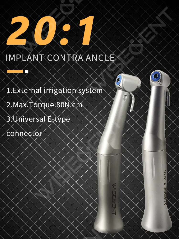 WISEDENT - Foshan Factory High End Implant 20:1 Contra Angle Detachable Head External Water Spray BR-412K 1