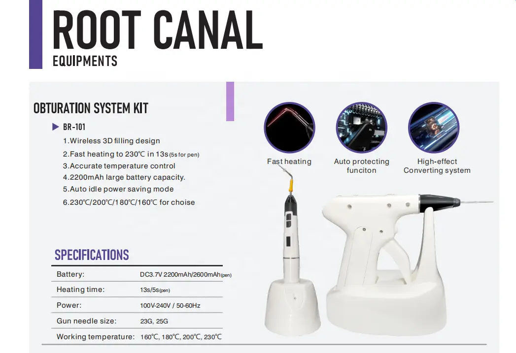 Dental GP Obturation System: Wireless Design, Fast Heating - Ideal for Endodontic Procedures 4
