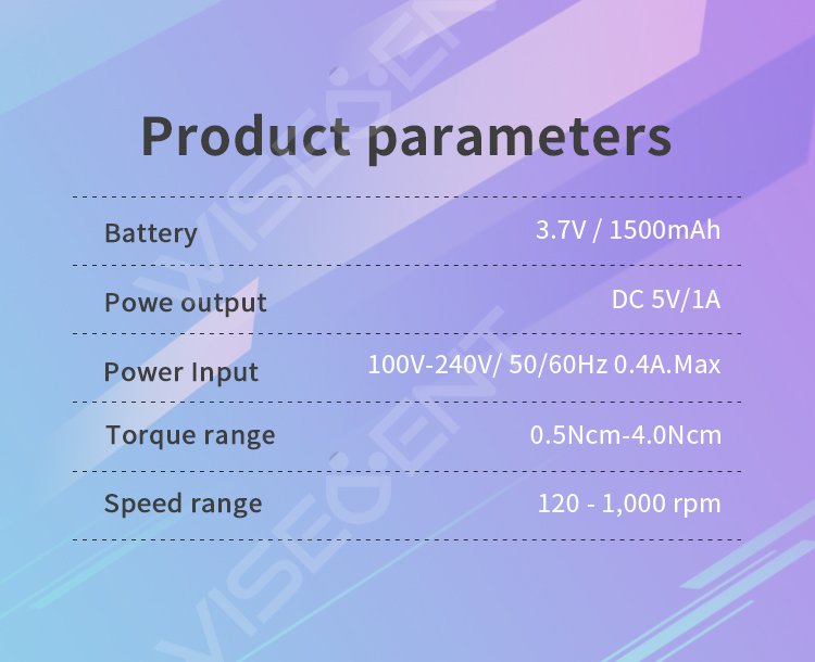 WISEDENT - Endomotor With inbuilt Apex Locator Cordless Motor Factory Price Apex Locator BR-205 8