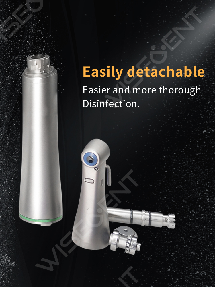 WISEDENT -BR-412K-ED N/S/K Type LED 20: 1 Dental Implant Handpiece/LED Contra Angle Implant handpiece 9