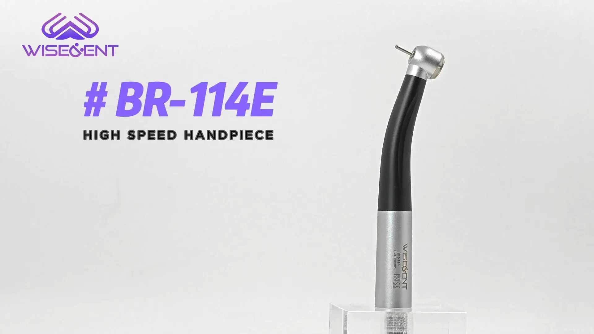 Wisedent Dental High Speed Dental Handpiece Torque Head 4 Water Spray Ceramic Bearing Dental Equipment BR-114E 1