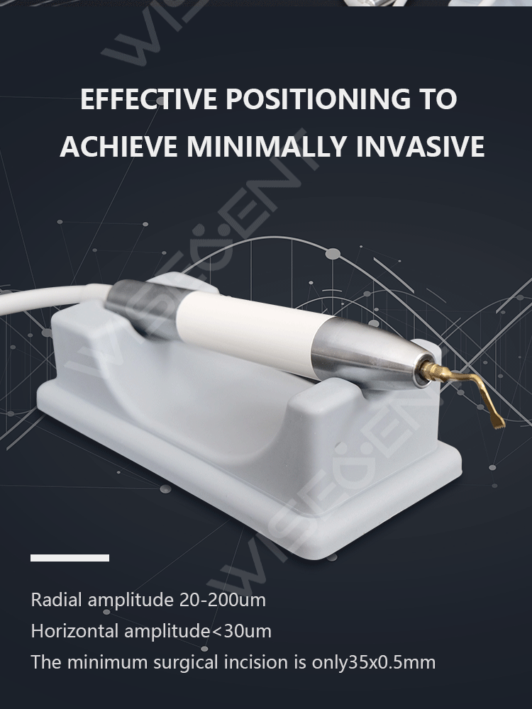 WISEDENT - Dental Implant Motor Full Set 20:1 Fiber Optic Contra Angle Wireless Foot Switch Surgical Equipment BR-100 6