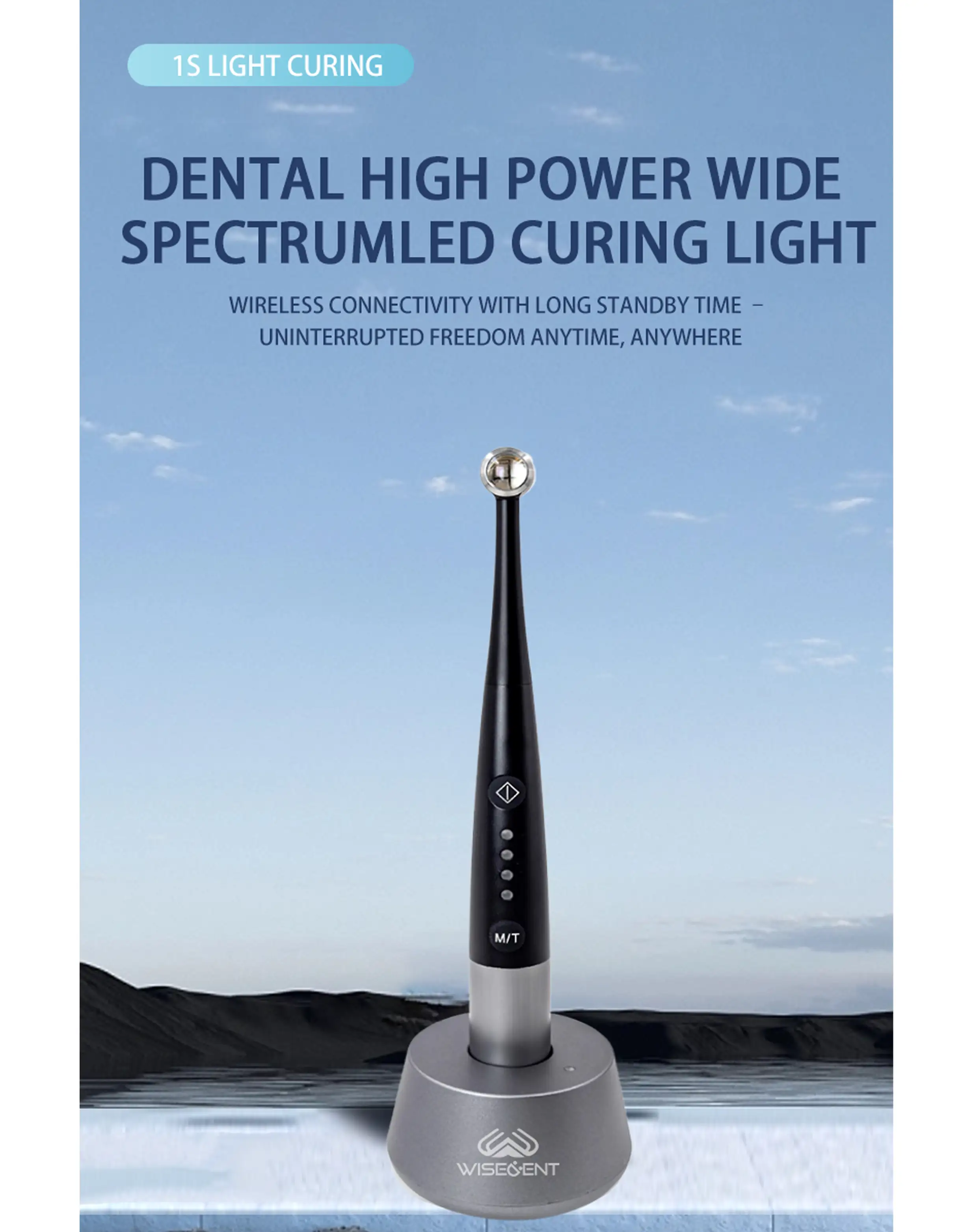 WISEDENT 1 Second Light Cure With Caries Detection Function 4 Models Dental Light Cure Dental Equipment BR-613Pro 1