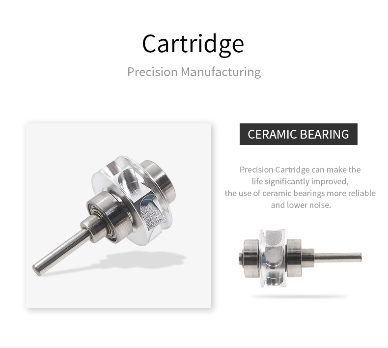 Wisedent New High Speed LED Handpiece  Factory Direct Sale 3 Water Spray Ceramic Bearing Push Button Design BR-164PH 12
