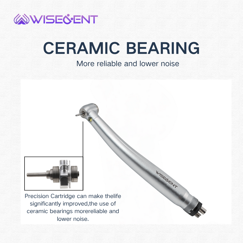 WISEDENT - Guangzhou Foshan Dental LED High-Speed Dental Air Turbine 3 Water Spray Handpiece BR-164P3 9