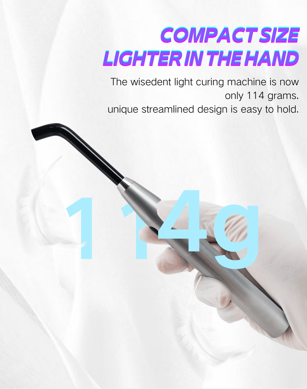 WISEDENT - Dental Other Equipment Strong Power Light Cure 1s High Intensity Curing Light BR-616 9