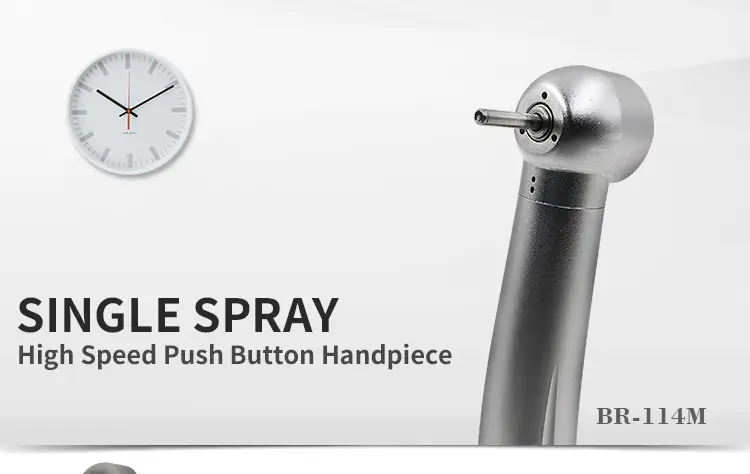 WISEDENT-BR-114M New High Speed handpiece without Light Single Spray Torque/Standard Head Air Turbinr Handpiece 1