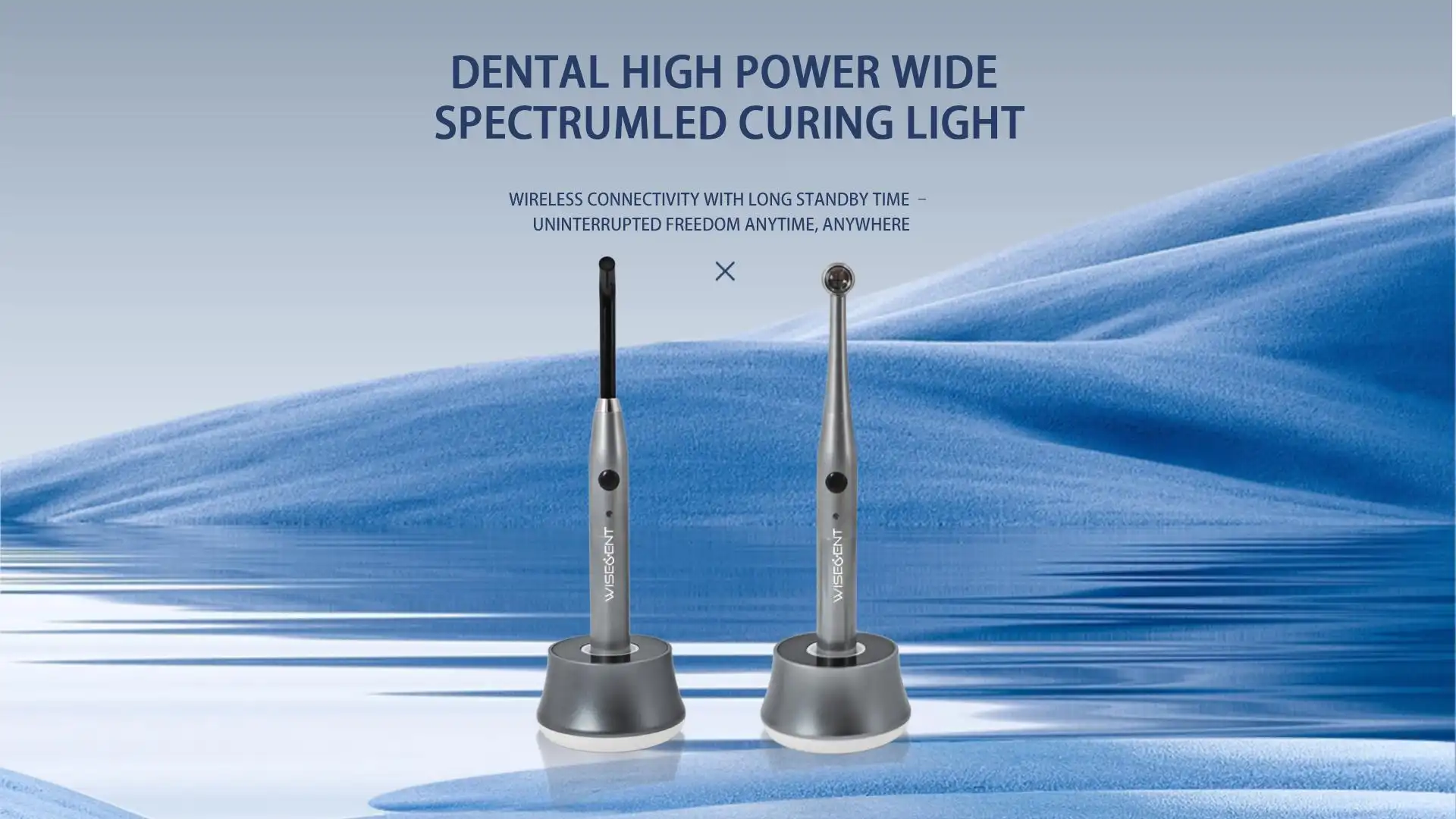 WISEDENT - China High End Dental Curing Light LED Wireless Light Cure Lamp with Charging Base BR-616 1