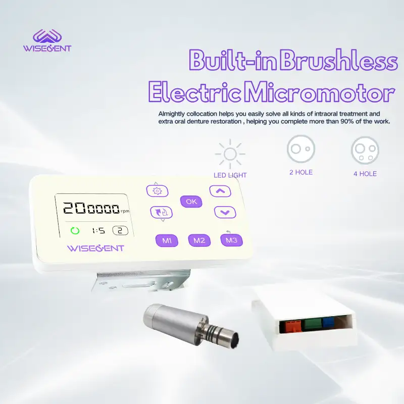 WISEDENT - Dental Equipment High-end Built-in Micro Motor Eletric Motor 1:1 Up to 40000rpm BR-704 1