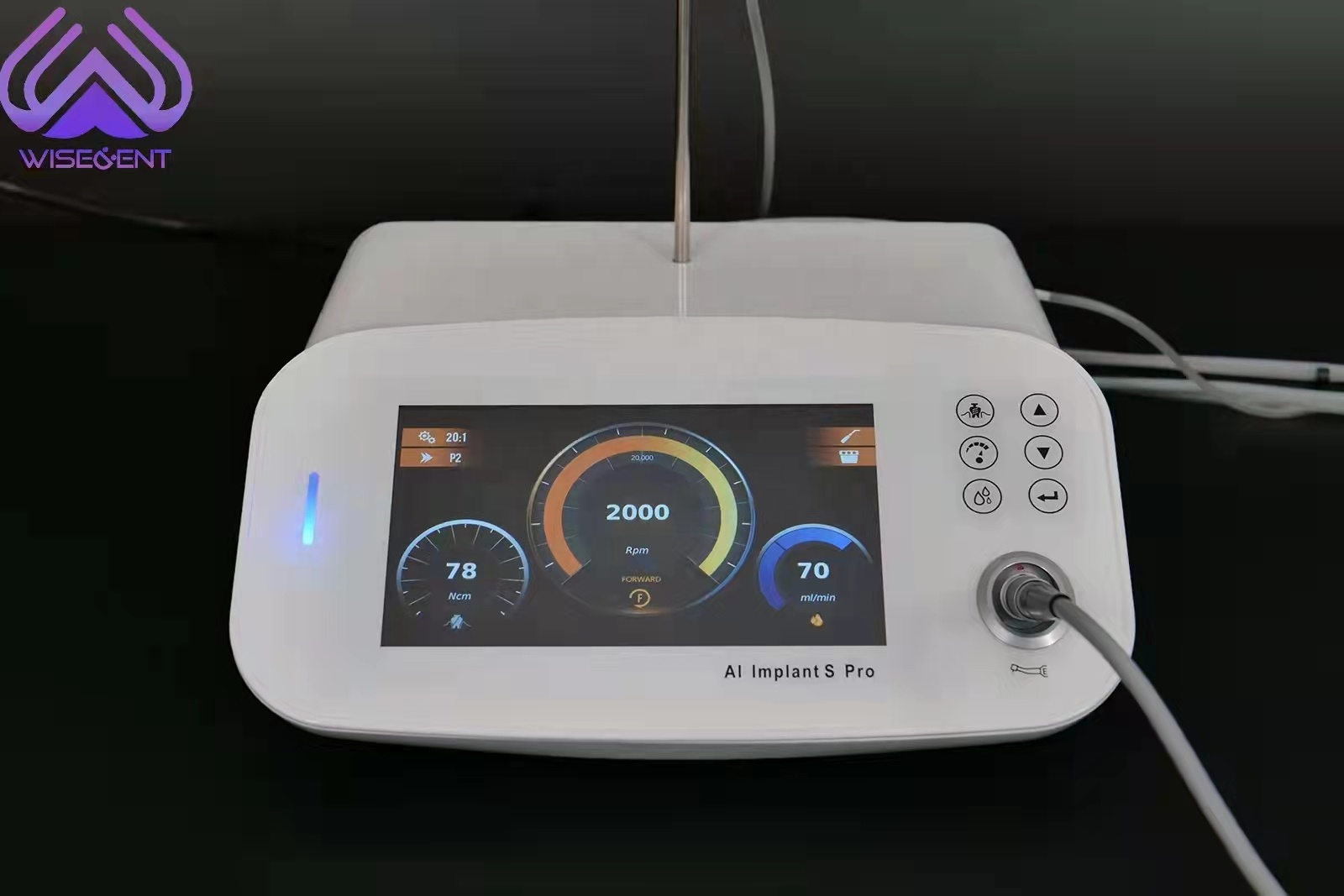 WISEDENT - Dental Equipment Implant Motor Physiodispenser Dental with Fiber Optic Handpiece Implant Equipment BR-100 15