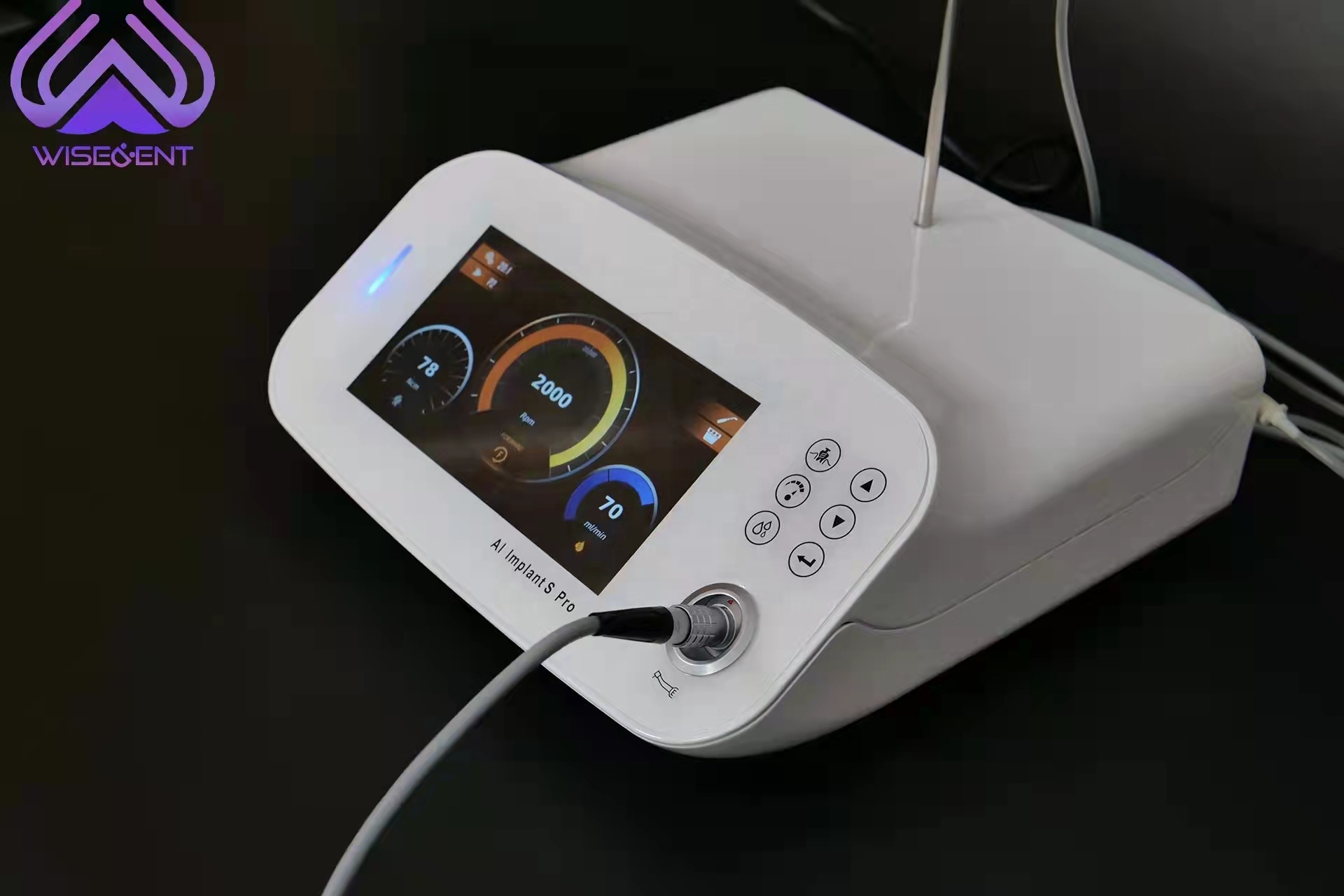 WISEDENT - Dental Equipment Implant Motor Physiodispenser Dental with Fiber Optic Handpiece Implant Equipment BR-100 16