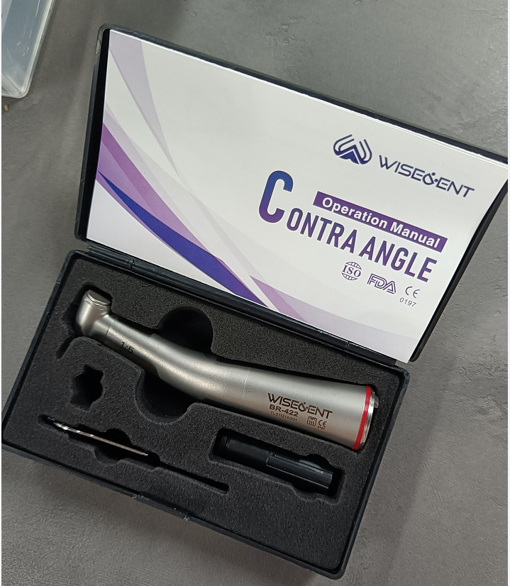 WISEDENT - 1: 5 Contra Angle Dental Handpiece/Increasing Speed Contra Angle low speed handpiece BR-422SS-15 10