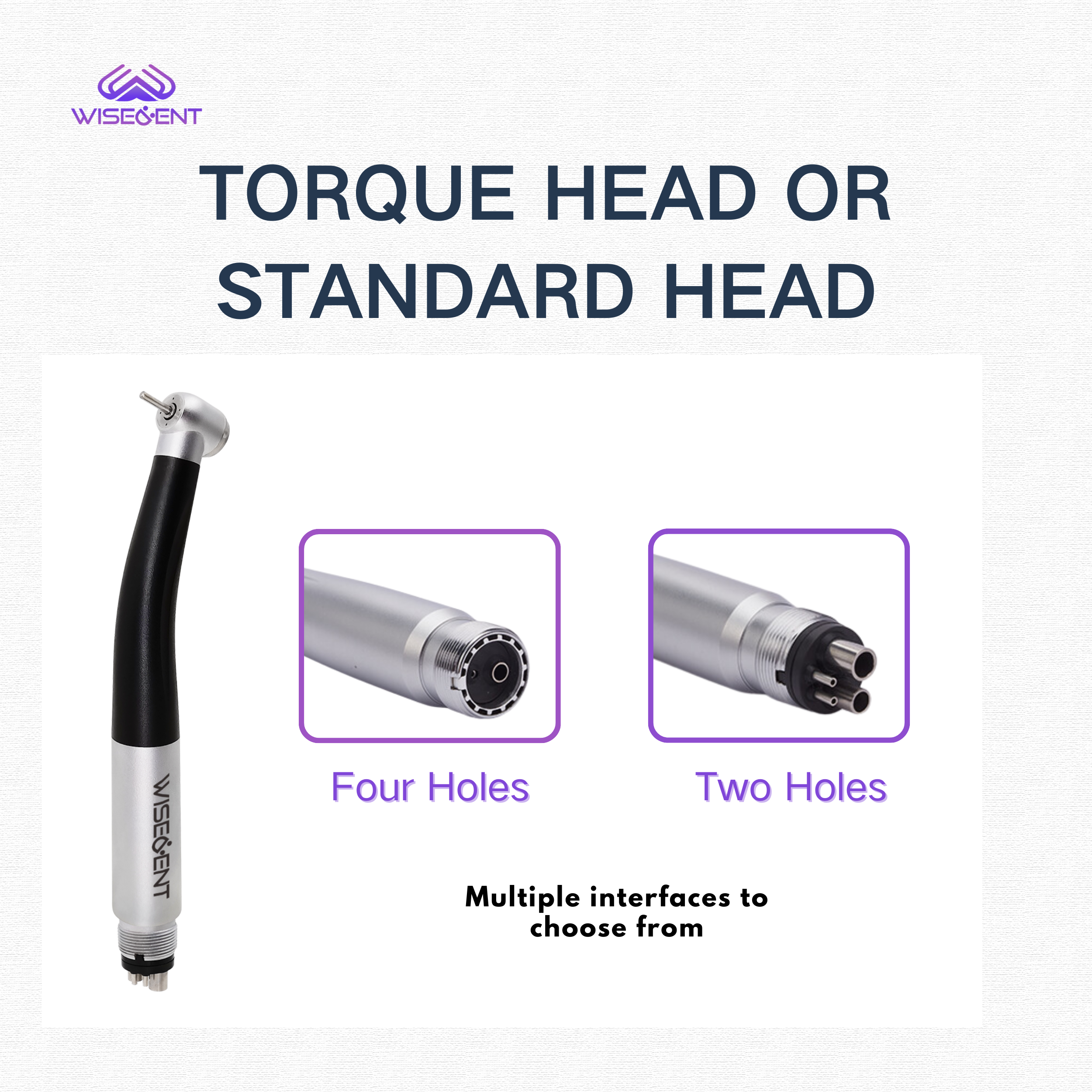 WISEDENT - China Foshan Manufacturer Push Button High Speed Handpiece with 4 Water Spray Customized High Quality BR-114E 7