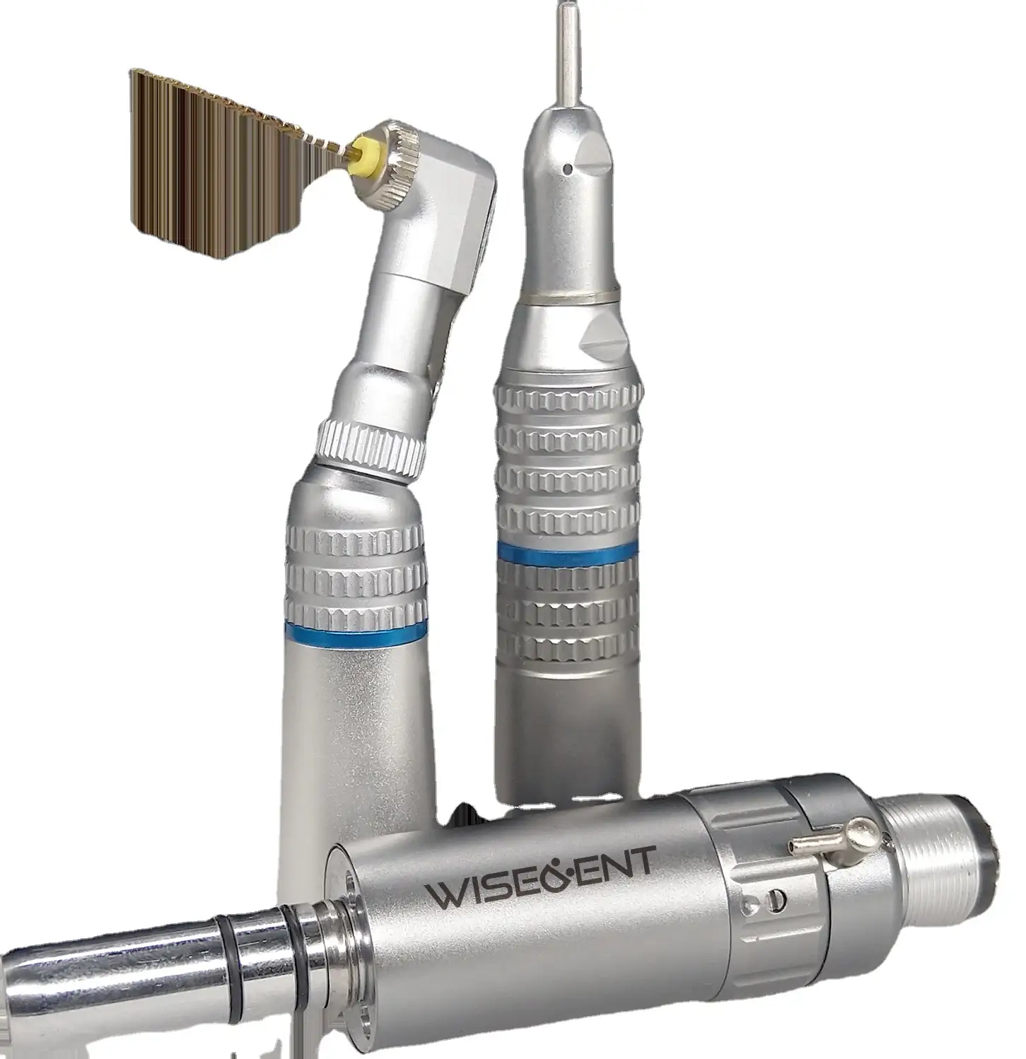 WISEDENT - Dental Kit Low Speed Dental Set Contra Angles Air Motor straight polishing handpiece low speed handpiece 1