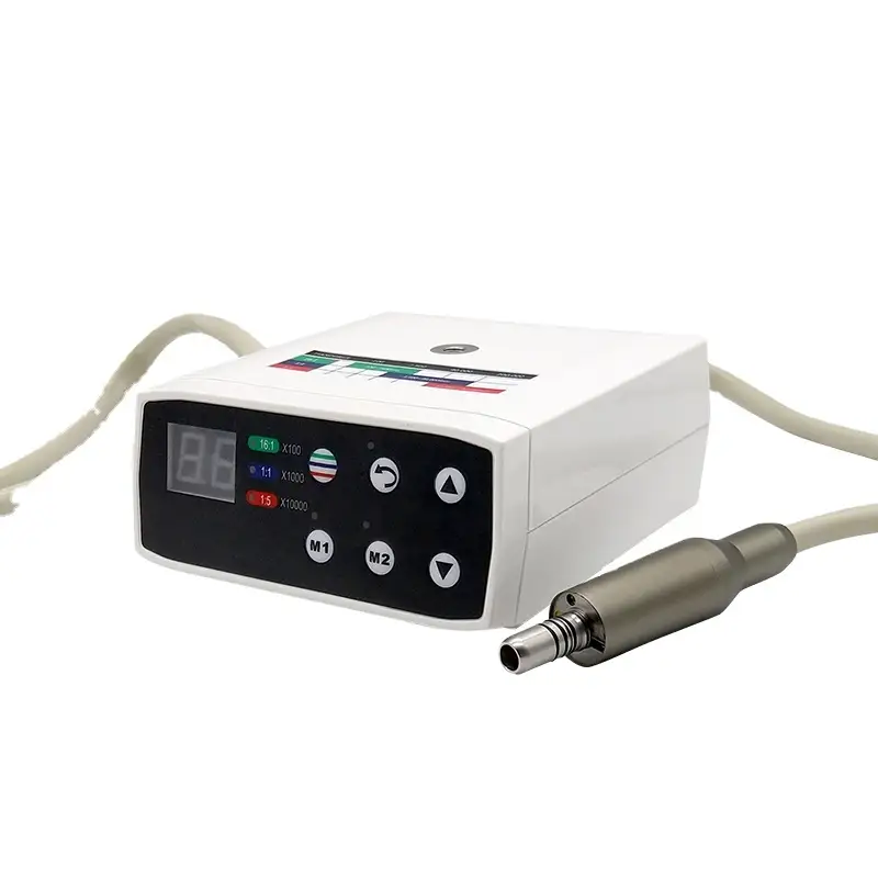 WISEDENT - Hot Brushless Electric Micromotor Handpiece Dental with 1:5 Stainless steel contra angle Other Equipment 1