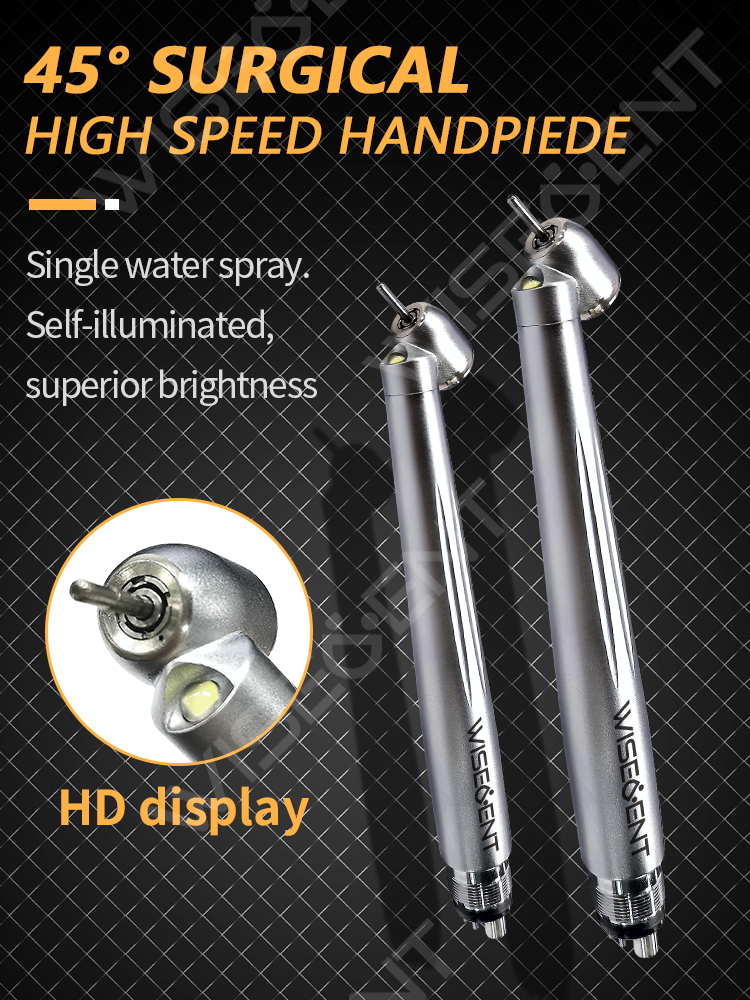 WISEDENT - Wisedent 45 degree led dental handpiece Promotion Model High speed handpiece BR-164CP 8