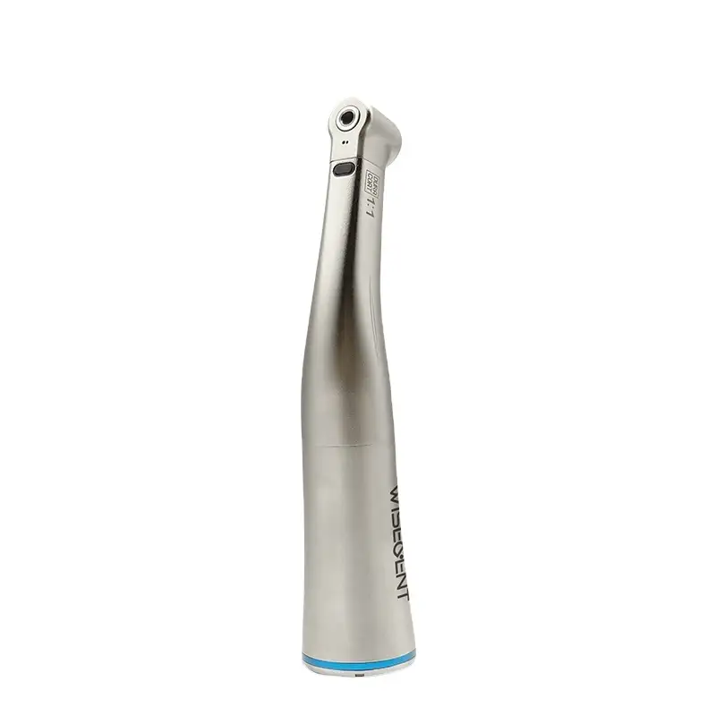 WISEDENT - 1 1 Fiber Optic Contra Angle/Slow  Handpiece Internal water Spray used with micromotor BR-414TM-11 1