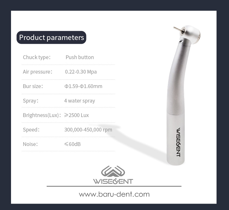 Premium Dental Handpiece with E-Generator LED Technology 6