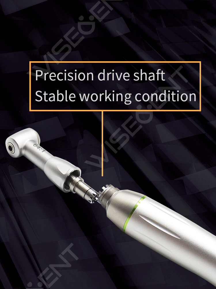 WISEDENT - Endo Reduction Contra Angle 10:1/16:1/ 64:1 Low Speed Dental Handpiece For Endodontic Treatment BR-422E 9