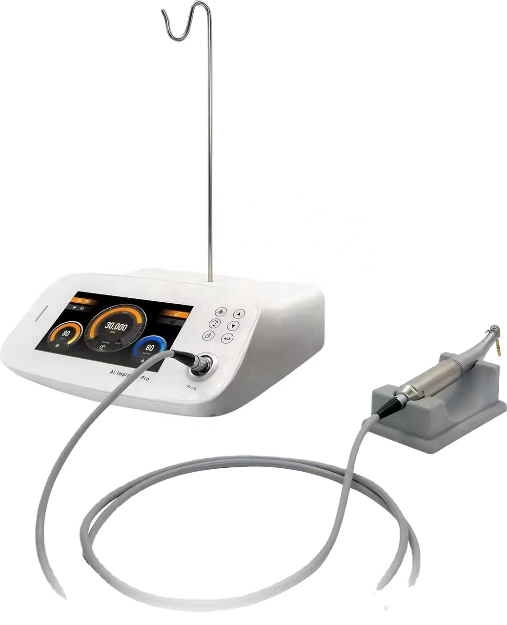 WISEDENT - Dental Equipment Implant Motor Physiodispenser Dental with Fiber Optic Handpiece Implant Equipment BR-100 12