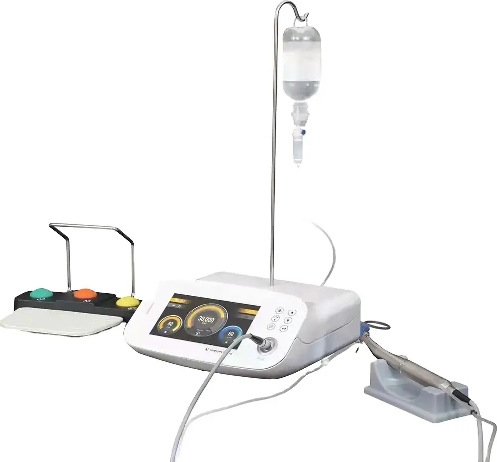 WISEDENT - Dental Equipment Implant Motor Implantes with Contra Angle For Physio Dispenser Surgery Equipment BR-100 1