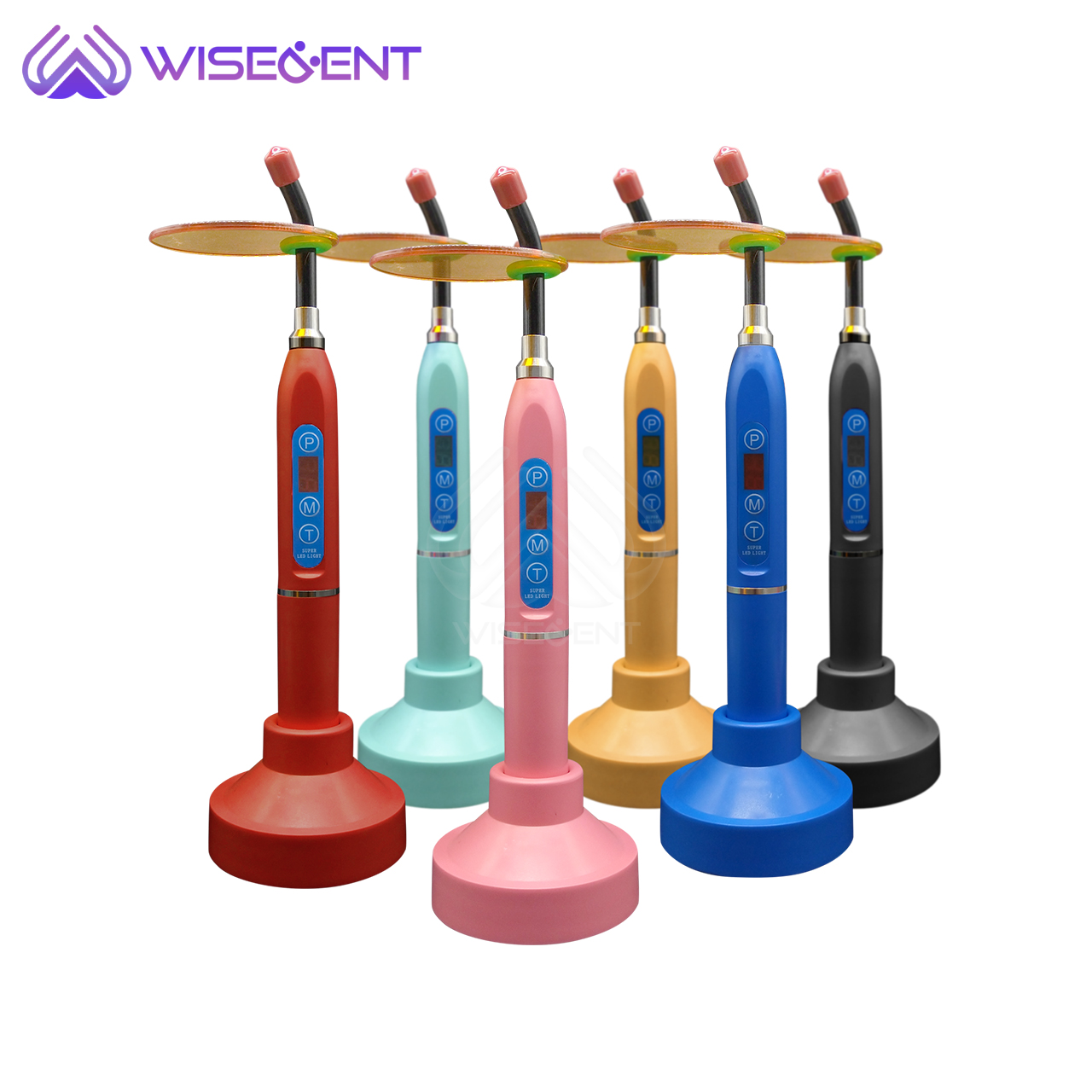 WISEDENT - Colorful Plastic Dental LED Curing Light Factory Bottom Price Light Cure 5