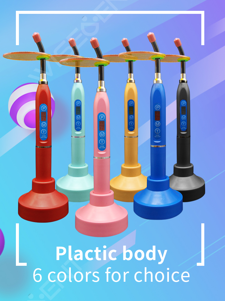 WISEDENT - BR-604 Cheap and High Quality! Dental Equipment Dental Led Curing Light Color Cure Light Cure 8