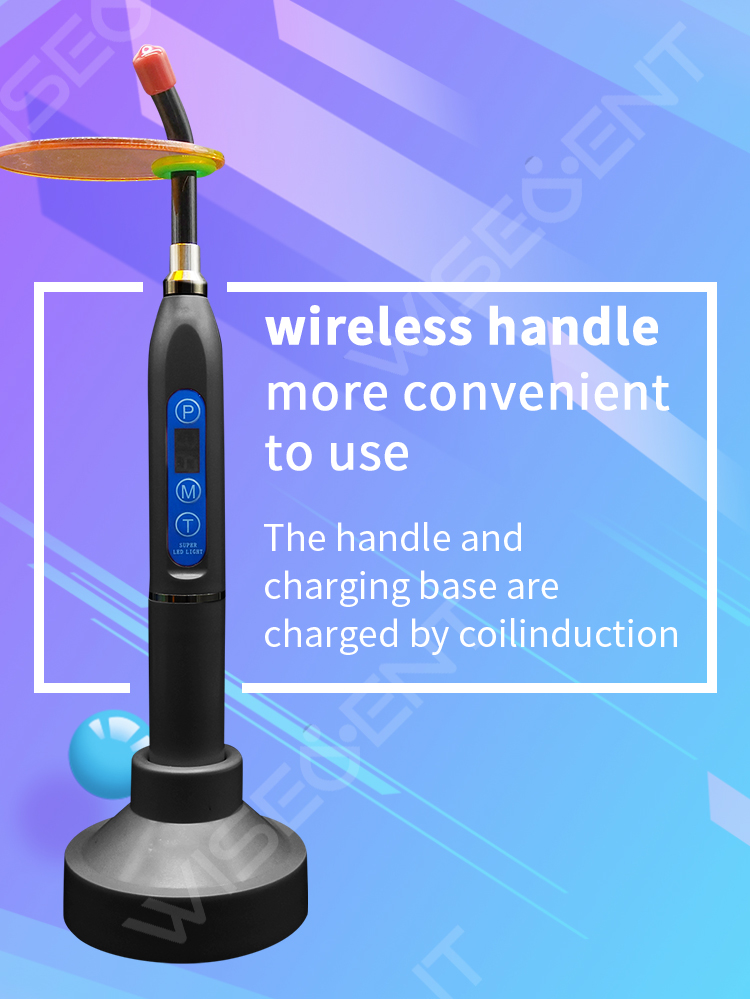 WISEDENT - BR-604 Cheap and High Quality! Dental Equipment Dental Led Curing Light Color Cure Light Cure 9