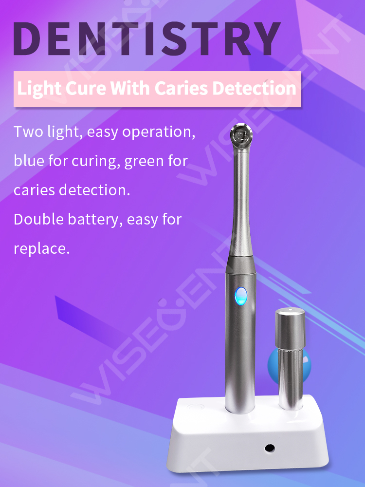 WISEDENT - Dental LED Light Curet With Caries Detection/blue for curing, green for caries detection Light Cure 7