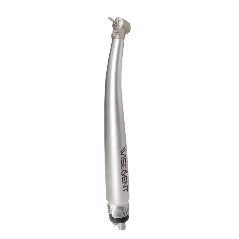 WISEDENT - Dental high speed handpiece push button type dental mini head air turbine with light BR-112X 1